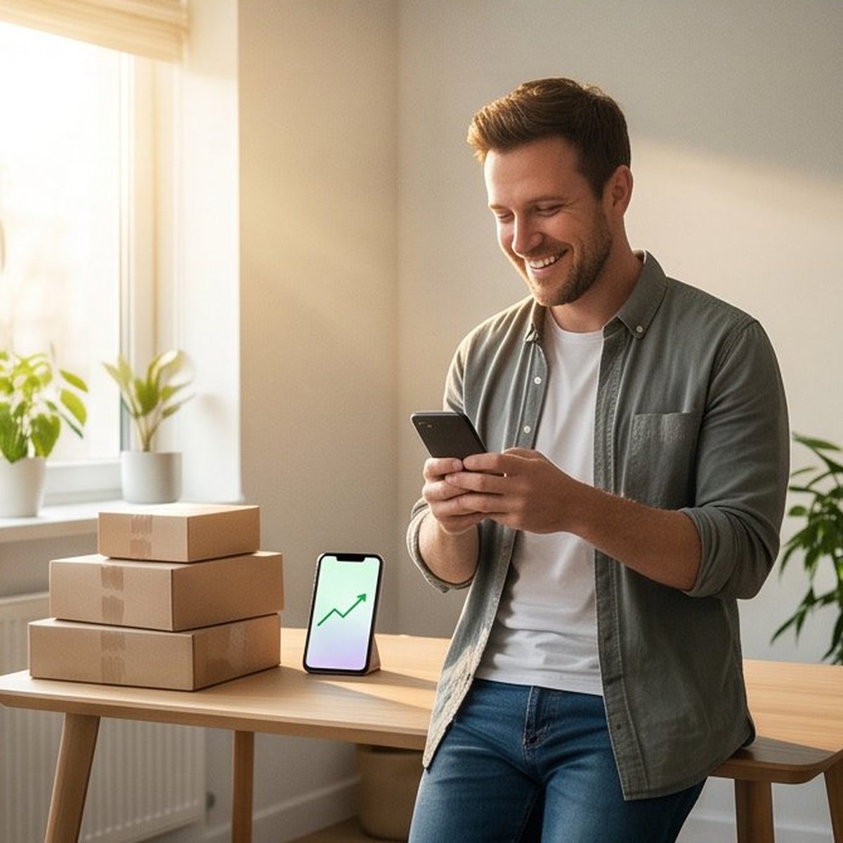 Orders flowing — packing day